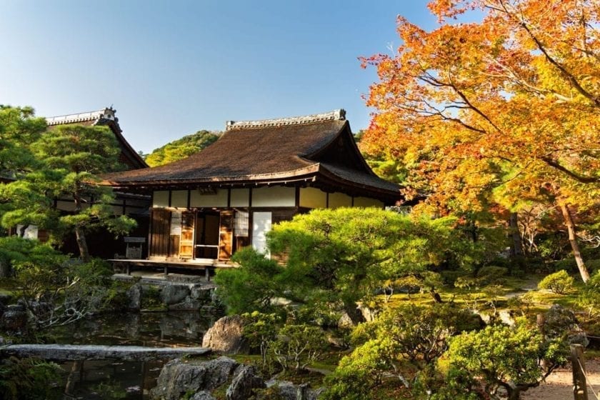 Dónde alojarse en Kioto: las mejores zonas y hoteles ginkaku ji kyoto Vista del templo Ginkaku-ji en Kioto