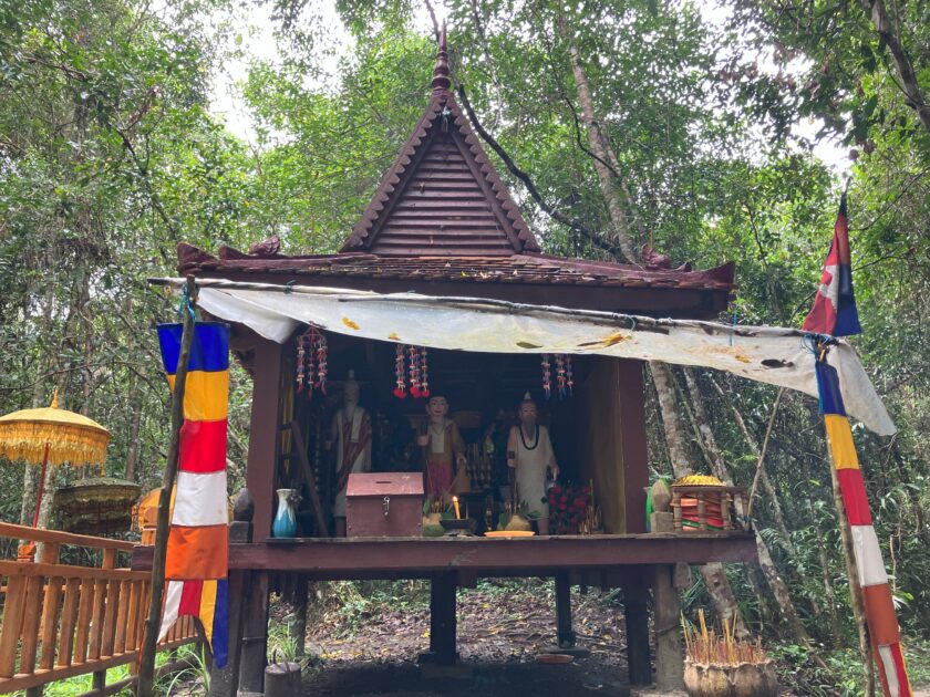 Kulen Mountains – Perfect Day Trip from Siem Reap Buddhist shrines next to Sacred Pond Kulen Mountains Cambodia Buddhist shrines next to Sacred Pond-Kulen Mountains-Cambodia