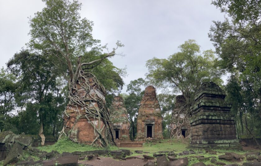 Koh Ker and Beng Mealea - Ultimate guide Front View of Prasat Pram Koh Ker Cambodia Front View of Prasat Pram _ Koh Ker _ Cambodia