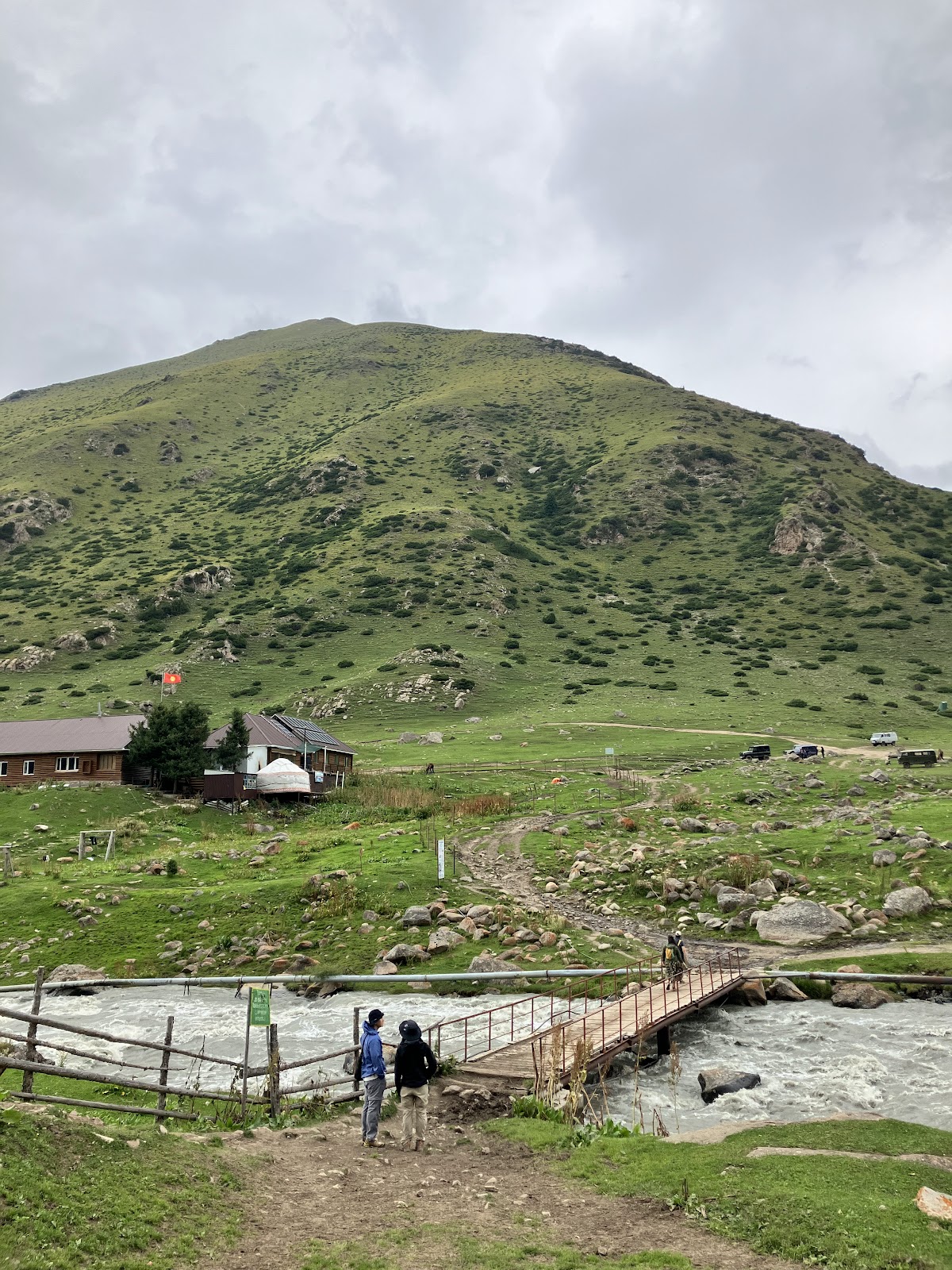 Nuestro trek de Ala-Kul: experiencia de 3 días en Kirguistán es ak img 15 El coche compartido con la pareja española en el camino de vuelta a Karakol